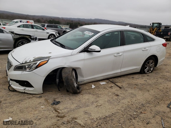 2017 Hyundai Sonata 2.4L with VIN 5NPE24AF1HH583896, listed as a Copart auction lot 48789575 with 127,197 mi miles and Salvage Title. Bid and sale history available at carsss.com. Image 1.