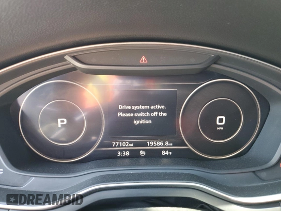 2019 Audi A4 Premium Plus z VIN WAUENAF45KA021296, wystawiony jako Copart lot #56107095 z przebiegiem 77 102 mil mil oraz Szkoda całkowita • Salvage title. Historia ofert i sprzedaży dostępna na DreamBid. Obrazek 9.