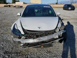 2021 Tesla Model 3 Long Range with VIN 5YJ3E1EB0MF059457, listed as a Copart auction lot 46277945 with 102,367 mi miles and Salvage Title. Bid and sale history available at carsss.com. Image 5.