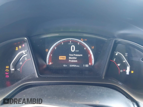 2020 Honda Civic Si z VIN 2HGFC1E50LH705586, wystawiony jako IAAI lot #42317630 z przebiegiem 34 904 mil mil oraz . Historia ofert i sprzedaży dostępna na DreamBid. Obrazek 7.