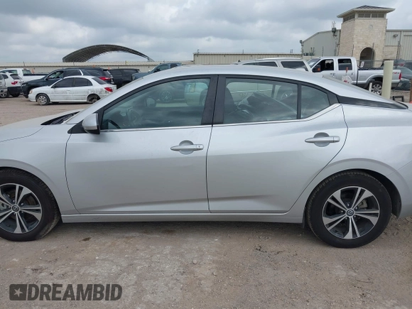 2022 Nissan Sentra SV with VIN 3N1AB8CV5NY257076, listed as a IAAI auction lot 42119939 with 56,226 mi miles. Bid and sale history available at carsss.com. Image 15.