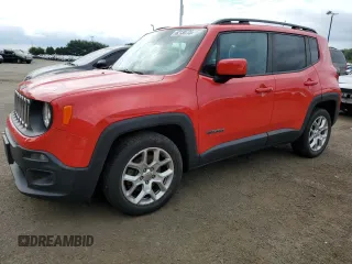 2017 Jeep Renegade Altitude with VIN ZACCJABB4HPE44986, listed as a Copart auction lot 62130735 with 86,632 mi miles and Salvage title. Bid and sale history available at DreamBid. Image 1.