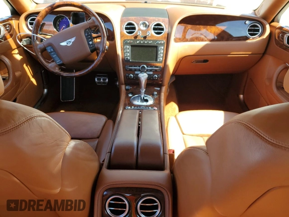 2006 Bentley Flying Spur with VIN SCBBR53W56C031363, listed as a Copart auction lot 50601335 with 66,109 mi miles and Salvage Title. Bid and sale history available at DreamBid. Image 8.