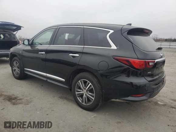 2019 Infiniti QX60 Luxe with VIN 5N1DL0MMXKC566279, listed as a Copart auction lot 48209385 with 251,448 mi miles and Clean title. Bid and sale history available at DreamBid. Image 2.