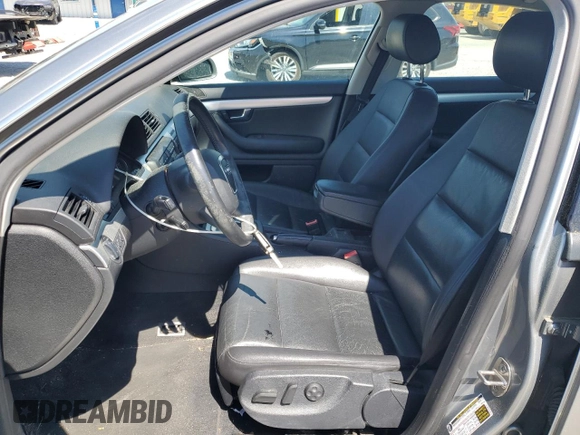 2007 Audi A4 2.0T with VIN WAUDF78E07A077400, listed as a Copart auction lot 50206845 with 99,157 mi miles and Salvage Title. Bid and sale history available at carsss.com. Image 7.