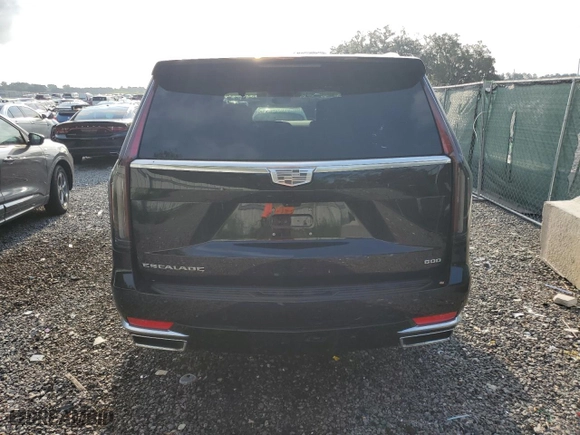 2023 Cadillac Escalade Premium Luxury Platinum with VIN 1GYS4DKL8PR400027, listed as a Copart auction lot 66006584 with 10,697 mi miles and Salvage Title. Bid and sale history available at carsss.com. Image 6.