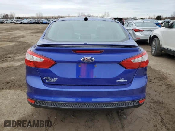 2013 Ford Focus SE with VIN 1FADP3F25DL214614, listed as a Copart auction lot 50951125 with 122,614 mi miles and Salvage Title. Bid and sale history available at carsss.com. Image 6.