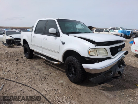 2003 Ford F-150 XLT with VIN 1FTRW08L53KB67497, listed as a Copart auction lot 50015505 with 190,242 mi miles and Salvage Title. Bid and sale history available at carsss.com. Image 4.