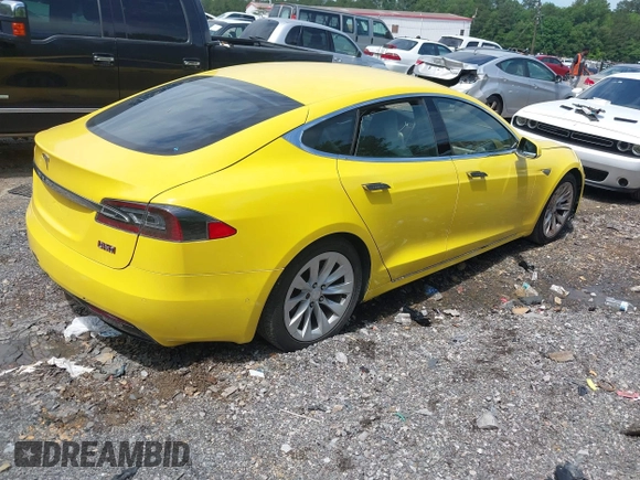 2016 Tesla Model S 70 kWh Battery with VIN 5YJSA1E14GF141579, listed as a IAAI auction lot 42209119 with 105,947 mi miles and . Bid and sale history available at carsss.com. Image 4.