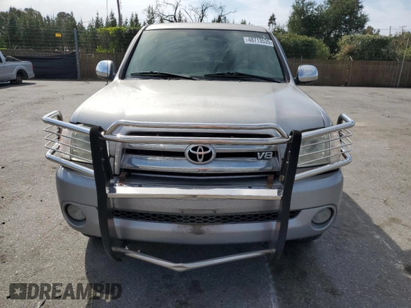 2005 Toyota Tundra SR5 with VIN 5TBDT44125S491087, listed as a Copart auction lot 48713535 with 192,238 mi miles and Salvage Title. Bid and sale history available at DreamBid. Image 5.