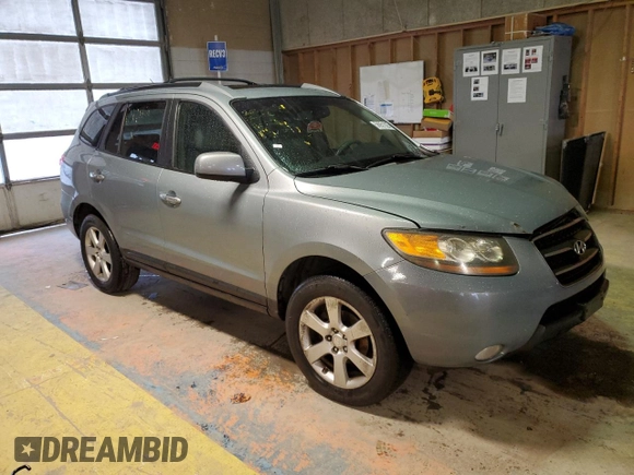 2007 Hyundai Santa Fe SE with VIN 5NMSH73E77H114234, listed as a Copart auction lot 56951025 with Not provided miles and Salvage title. Bid and sale history available at DreamBid. Image 4.