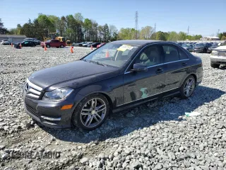 2013 Mercedes-Benz C 300 Sport with VIN WDDGF8AB3DR246513, listed as a Copart auction lot 52407915 with 93,713 mi miles and Salvage Title. Bid and sale history available at DreamBid. Image 1.