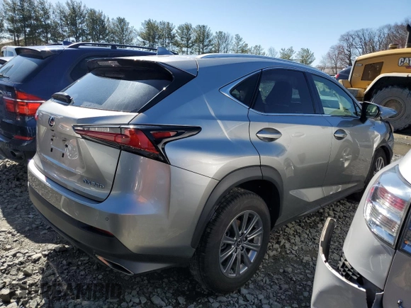 2021 Lexus NX with VIN JTJDARDZ2M2243568, listed as a Copart auction lot 49574715 with 33,065 mi miles and Salvage Title. Bid and sale history available at carsss.com. Image 3.