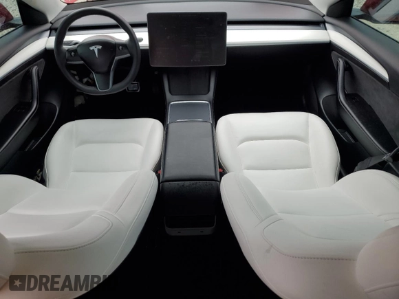 2023 Tesla Model 3 Long Range with VIN 5YJ3E1EB9PF471347, listed as a Copart auction lot 46281835 with Not Provided miles and Salvage Title. Bid and sale history available at DreamBid. Image 8.