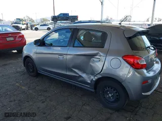 2019 Mitsubishi Mirage ES with VIN ML32A3HJ4KH009375, listed as a IAAI auction lot 41707679 with 94,722 mi miles. Bid and sale history available at carsss.com. Image 3.