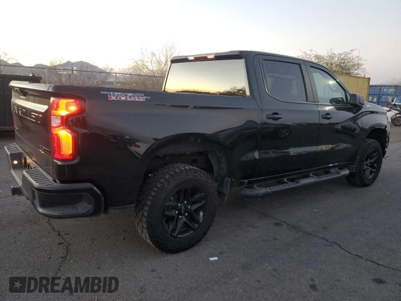 2021 Chevrolet Silverado 1500 Custom Trail Boss with VIN 3GCPYCEF6MG104130, listed as a Copart auction lot 82775624 with 62,408 mi miles and Salvage Title. Bid and sale history available at DreamBid. Image 3.