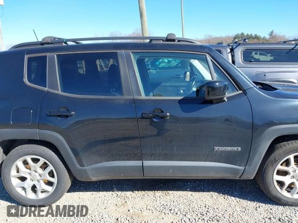 2018 Jeep Renegade Latitude with VIN ZACCJABB3JPG67817, listed as a IAAI auction lot 41611549 with 99,047 mi miles and . Bid and sale history available at DreamBid. Image 13.