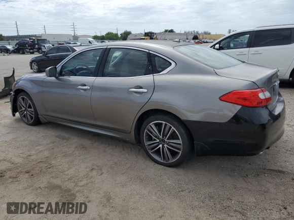 2011 Infiniti M37 with VIN JN1BY1AP1BM322471, listed as a Copart auction lot 73488294 with 159,554 mi miles and Salvage Title. Bid and sale history available at carsss.com. Image 2.