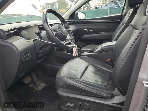 2022 Hyundai Tucson SEL with VIN 5NMJCCAE1NH034754, listed as a Copart auction lot 51097675 with 53,057 mi miles and Salvage Title. Bid and sale history available at carsss.com. Image 7.