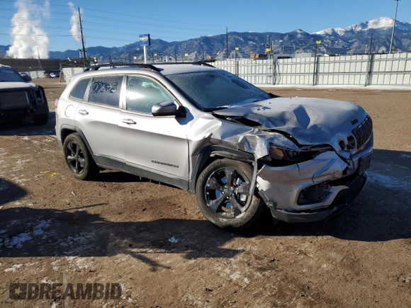 2020 Jeep Cherokee Altitude with VIN 1C4PJMLX7LD594966, listed as a Copart auction lot 88146765 with 0 mi miles and Salvage Title. Bid and sale history available at carsss.com. Image 4.