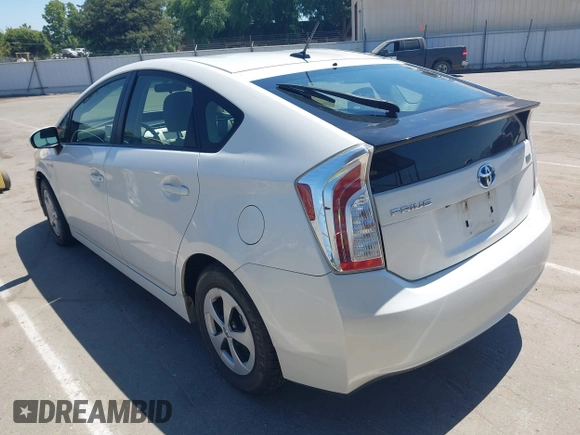 2013 Toyota Prius One z VIN JTDKN3DU6D0352580, wystawiony jako IAAI lot #42244296 z przebiegiem 304 157 mil mil oraz . Historia ofert i sprzedaży dostępna na DreamBid. Obrazek 3.