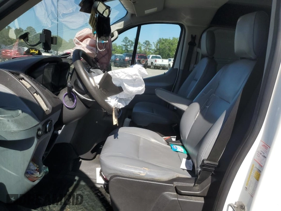 2019 Ford Transit with VIN 1FTYE1ZM9KKB79355, listed as a Copart auction lot 53444935 with 152,738 mi miles and Salvage Title. Bid and sale history available at carsss.com. Image 7.