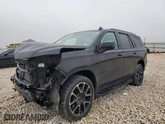 2023 Chevrolet Tahoe RST с VIN 1GNSCRKD9PR445189, выставлен на аукционе Copart как лот 42785435 с пробегом 48 333 миль миль и Списание • Salvage title. История ставок и продаж доступна на DreamBid. Изображение 1.