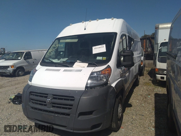 2018 Ram ProMaster Cargo with VIN 3C6URVJG3JE114543, listed as a IAAI auction lot 39218428 with 194,482 mi miles. Bid and sale history available at carsss.com. Image 18.