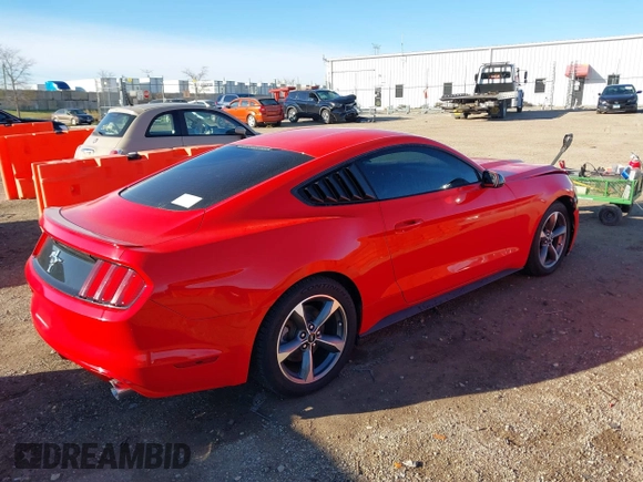 2016 Ford Mustang V6 with VIN 1FA6P8AM9G5266237, listed as a IAAI auction lot 40748318 with 72,607 mi miles and . Bid and sale history available at carsss.com. Image 4.