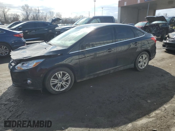 2012 Ford Focus SEL with VIN 1FAHP3H20CL329098, listed as a Copart auction lot 46990485 with 131,783 mi miles and Salvage Title. Bid and sale history available at DreamBid. Image 1.