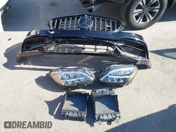 2021 Mercedes-Benz C with VIN W1KWF8HB8MR618414, listed as a IAAI auction lot 40879458 with 12,235 mi miles and . Bid and sale history available at DreamBid. Image 12.
