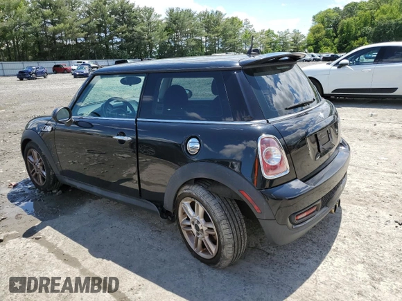 2012 MINI Hardtop S with VIN WMWSV3C57CTY25293, listed as a Copart auction lot 58053375 with 96,724 mi miles and Salvage title. Bid and sale history available at DreamBid. Image 2.