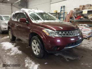 2006 Nissan Murano SL with VIN JN8AZ08W96W522400, listed as a IAAI auction lot 41510017 with 123,933 mi miles. Bid and sale history available at carsss.com. Image 1.