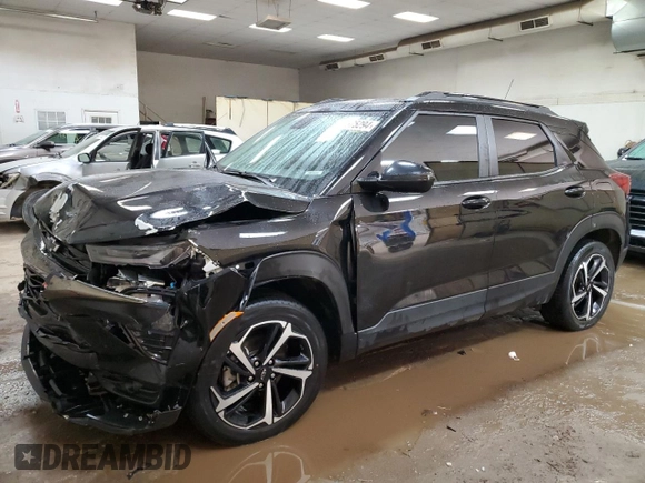 2022 Chevrolet TrailBlazer RS with VIN KL79MUSL9NB008021, listed as a Copart auction lot 43675294 with 61,641 mi miles and . Bid and sale history available at DreamBid. Image 1.