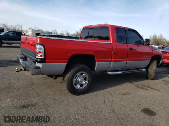 1999 Dodge 2500 with VIN 1B7KF23Z4XJ621100, listed as a Copart auction lot 89047925 with Not provided miles and Salvage title. Bid and sale history available at DreamBid. Image 3.