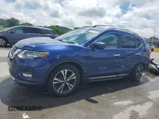 2017 Nissan Rogue SL with VIN 5N1AT2MV5HC730196, listed as a Copart auction lot 58900045 with 88,887 mi miles and Salvage title. Bid and sale history available at DreamBid. Image 1.