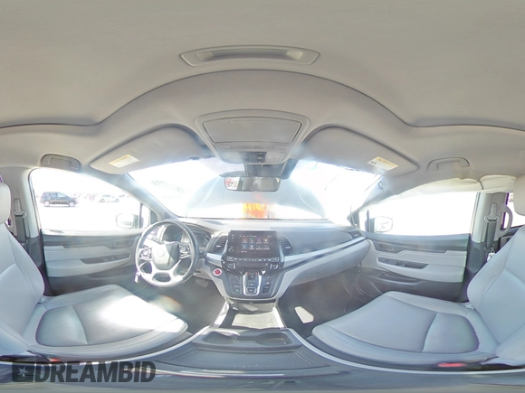 2018 Honda Odyssey EX-L with VIN 5FNRL6H76JB054750, listed as a Copart auction lot 49651795 with 55,451 mi miles and Salvage Title. Bid and sale history available at carsss.com. Image 15.