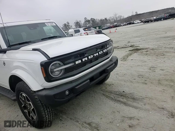 2024 Ford Bronco Outer Banks with VIN 1FMDE8BH5RLA99250, listed as a Copart auction lot 45733645 with 2,504 mi miles and Salvage Title. Bid and sale history available at DreamBid. Image 11.