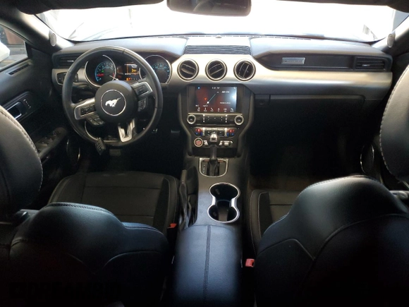 2018 Ford Mustang EcoBoost Premium with VIN 1FATP8UHXJ5165104, listed as a Copart auction lot 47358885 with 27,137 mi miles and Salvage title. Bid and sale history available at DreamBid. Image 8.