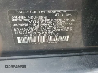 2013 Subaru Forester X Limited with VIN JF2SHAFCXDH427820, listed as a Copart auction lot 60740515 with 154,449 mi miles and Clean title. Bid and sale history available at DreamBid. Image 12.