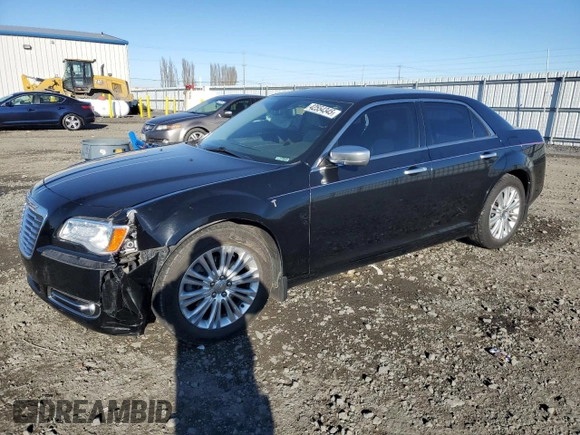 2013 Chrysler 300 Luxury Series with VIN 2C3CCASG8DH591205, listed as a Copart auction lot 42554345 with 101,789 mi miles and Salvage Title. Bid and sale history available at DreamBid. Image 1.