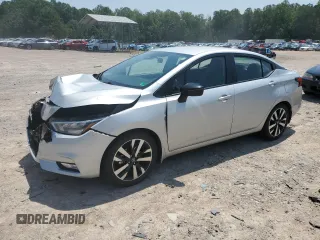 2021 Nissan Versa SR with VIN 3N1CN8FV8ML925511, listed as a Copart auction lot 60705055 with 144,471 mi miles and Salvage title. Bid and sale history available at DreamBid. Image 1.