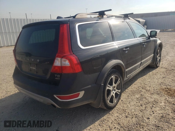 2012 Volvo XC70 T6 with VIN YV4902BZ7C1142890, listed as a Copart auction lot 61232062 with 124,365 mi miles and Salvage Title. Bid and sale history available at DreamBid. Image 4.