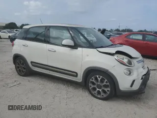 2014 FIAT 500L Trekking with VIN ZFBCFADH5EZ007095, listed as a Copart auction lot 76233424 with 176,759 mi miles and Clean Title. Bid and sale history available at DreamBid. Image 4.