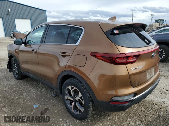 2021 Kia Sportage LX with VIN KNDPMCAC0M7876075, listed as a Copart auction lot 50161285 with Not Provided miles and Salvage Title. Bid and sale history available at carsss.com. Image 2.