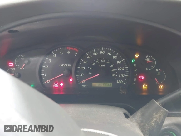 2005 Toyota Tundra SR5 with VIN 5TBDT44155S480004, listed as a IAAI auction lot 42137500 with 209,856 mi miles and . Bid and sale history available at DreamBid. Image 7.