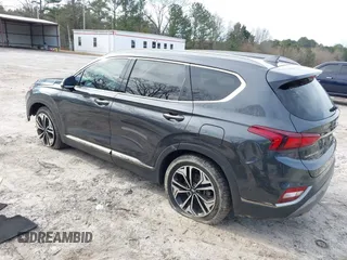 2020 Hyundai Santa Fe Limited with VIN 5NMS53AA2LH301974, listed as a IAAI auction lot 41614588 with 104,621 mi miles. Bid and sale history available at carsss.com. Image 3.