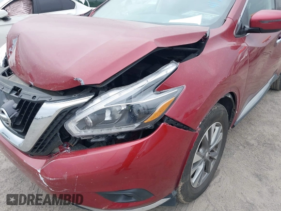 2018 Nissan Murano SV with VIN 5N1AZ2MG4JN163330, listed as a IAAI auction lot 41729187 with 94,229 mi miles and . Bid and sale history available at DreamBid. Image 18.
