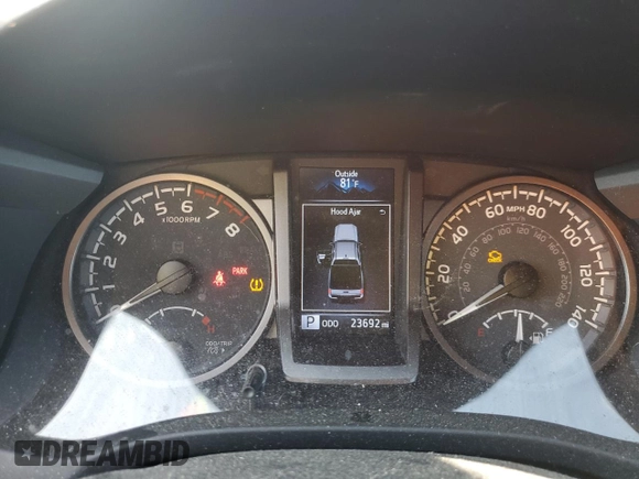 2022 Toyota Tacoma SR с VIN 3TMCZ5AN8NM519084, выставлен на аукционе Copart как лот 57512005 с пробегом 23 692 миль миль и Списание • Salvage title. История ставок и продаж доступна на DreamBid. Изображение 9.