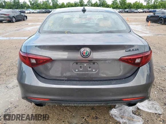 2020 Alfa Romeo Giulia Ti with VIN ZARFAMBNXL7637986, listed as a Copart auction lot 59406215 with 46,350 mi miles and Salvage title. Bid and sale history available at DreamBid. Image 6.